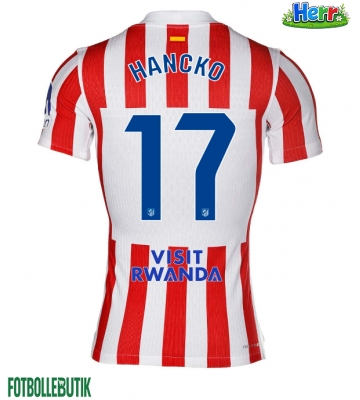 Atletico Madrid David Hancko #17 Hemmatröja 2025-26 Kortärmad